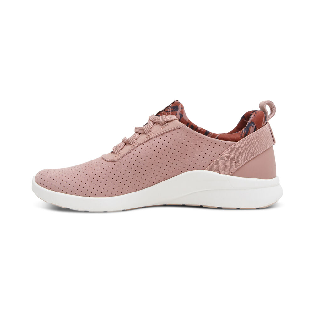 Aetrex Women's Kimmy Arch Support Sneakers - Mauve | USA 1L50T5D